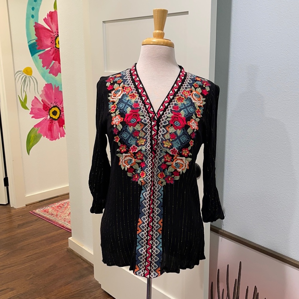 Embroidered Top
